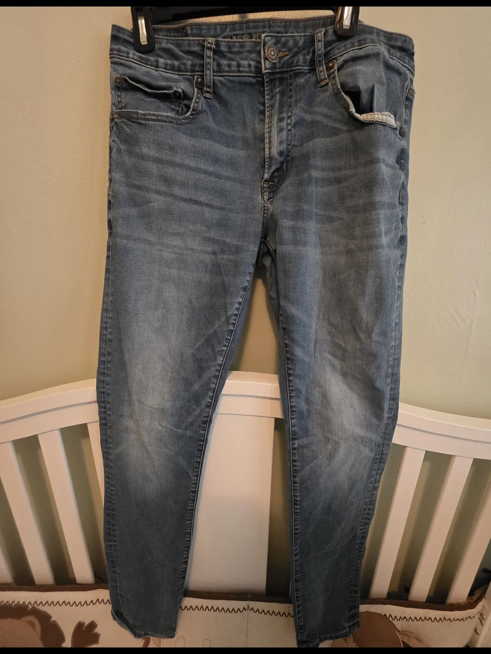 American Eagle Outfitters Light Blue Skinny Jeans